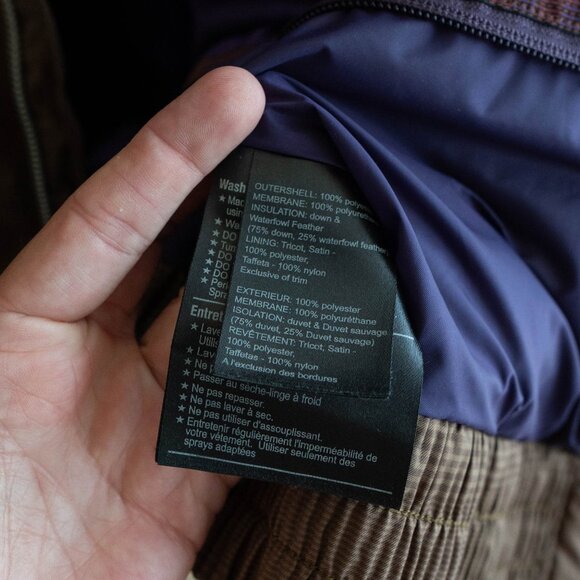 Burton Dandridge Down Jacket Women’s Medium DRYRIDE 550 Fill, Waterproof Brown - Picture 12 of 16